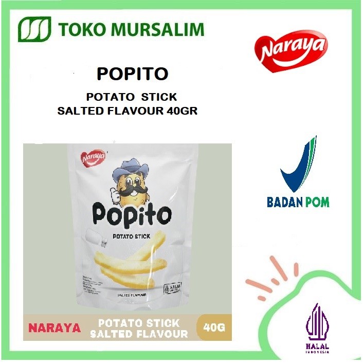 

Popito Potato Stick - Cemilan Kentang Renyah