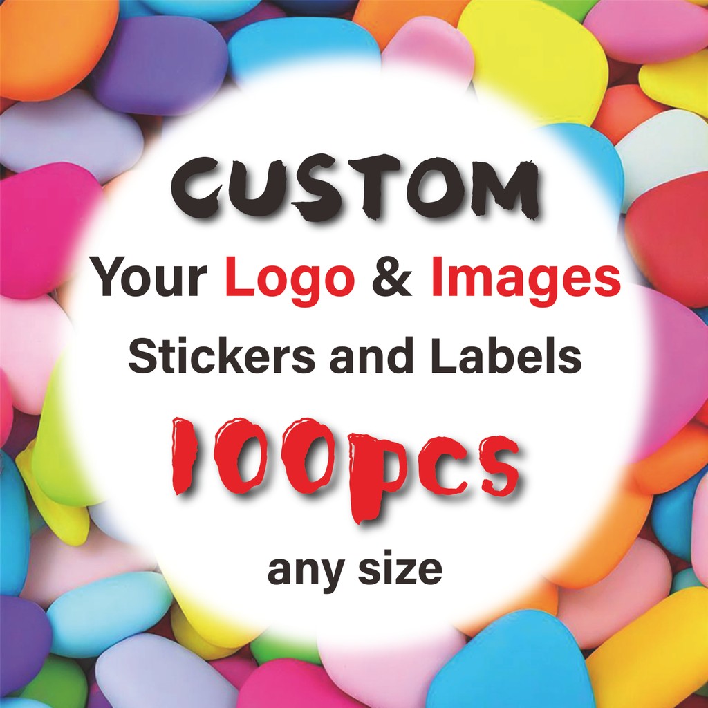 

100pcs 7-10cm Printing Label Sticker Customize Personalized Logo on Brushed Silver Gold Thank you Sticker Free shipping