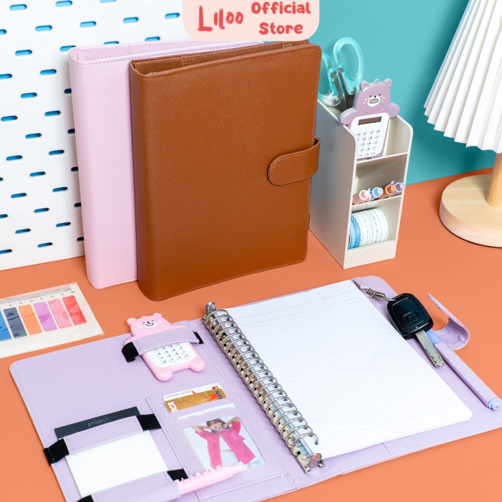 

Binder Flashee Polos A5 20 Ring Antimainstream Binder Eksklusif A5 20 Ring Multifungsi 7 Warna