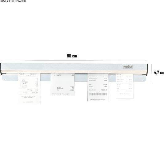 

Promo aliminium Bill holder / penjepit kertas menu 90 cm PBH-900A