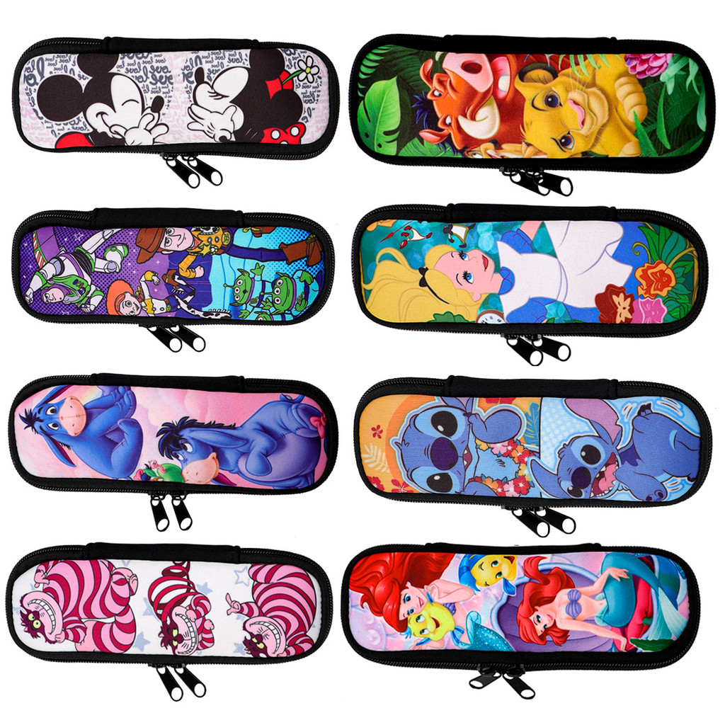 

Cute Monster Pencil Cases Cartoon Cute Pen Bags Princess Zipper Pencil Case Students Stationery School Office Supplies Gifts