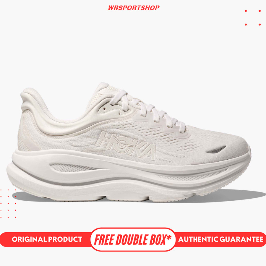 Hoka Bondi 9 Women's Running - White / White