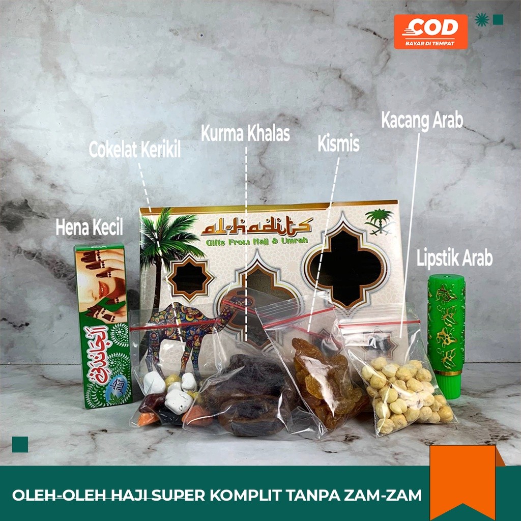 

PAKET OLEH OLEH HAJI DAN UMROH GROSIR SUPER KOMPLIT TANPA ZAMZAM TERMURAH