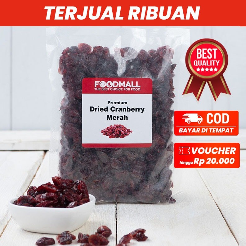 

Cranberry Kering 250 gr / Dried Cranberry / Kranberi Kering