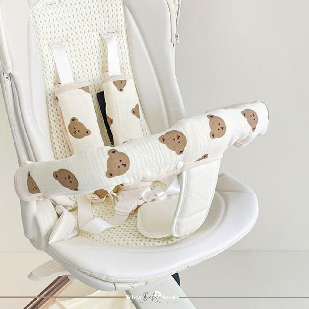Baby Stroller Belt Cover / Kain Pelapis Gagang Stroller / Sarung Gagang Stroller Bayi