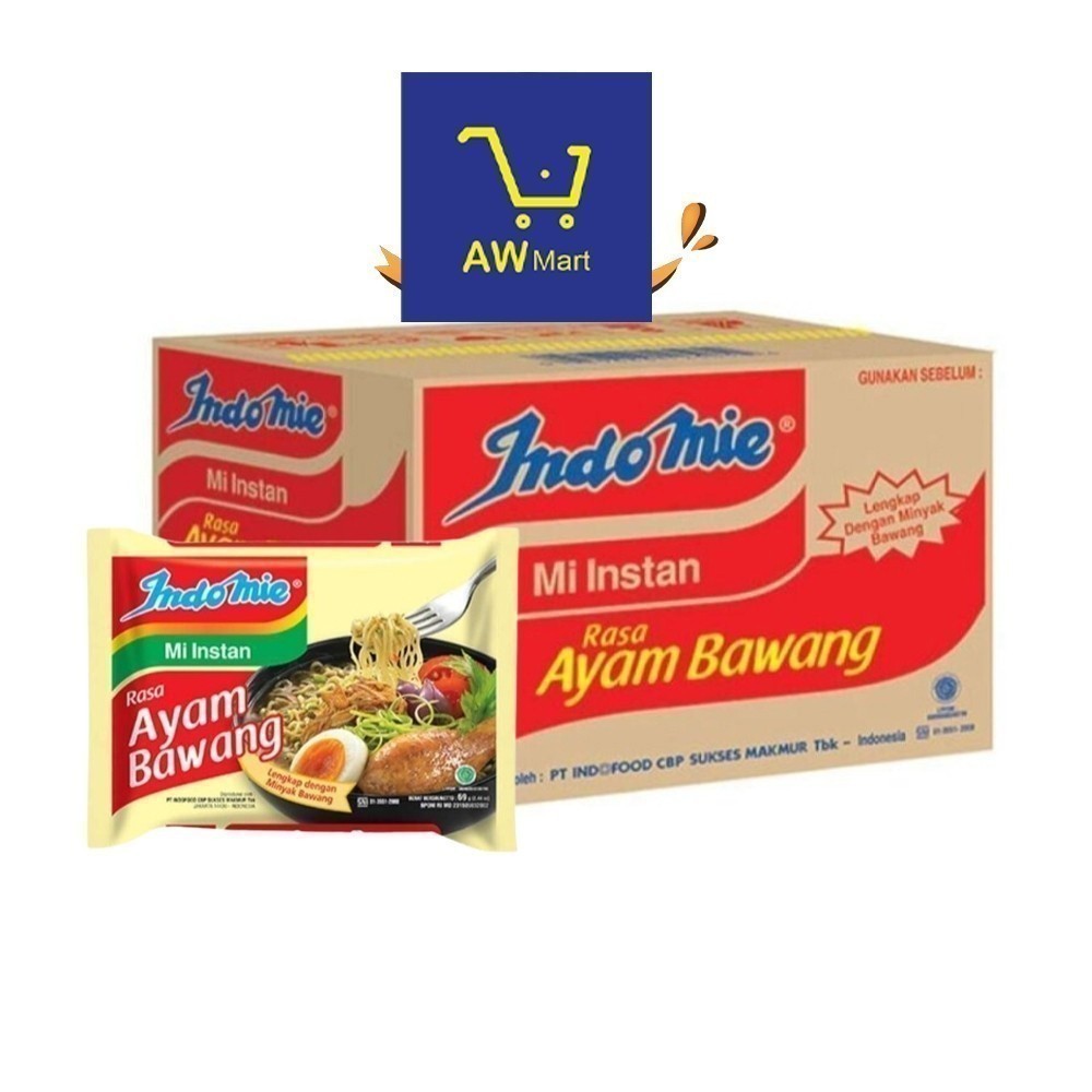 

[INSTANT] INDOMIE KUAH AYAM BAWANG ISI 40 PCS - 1 DUS