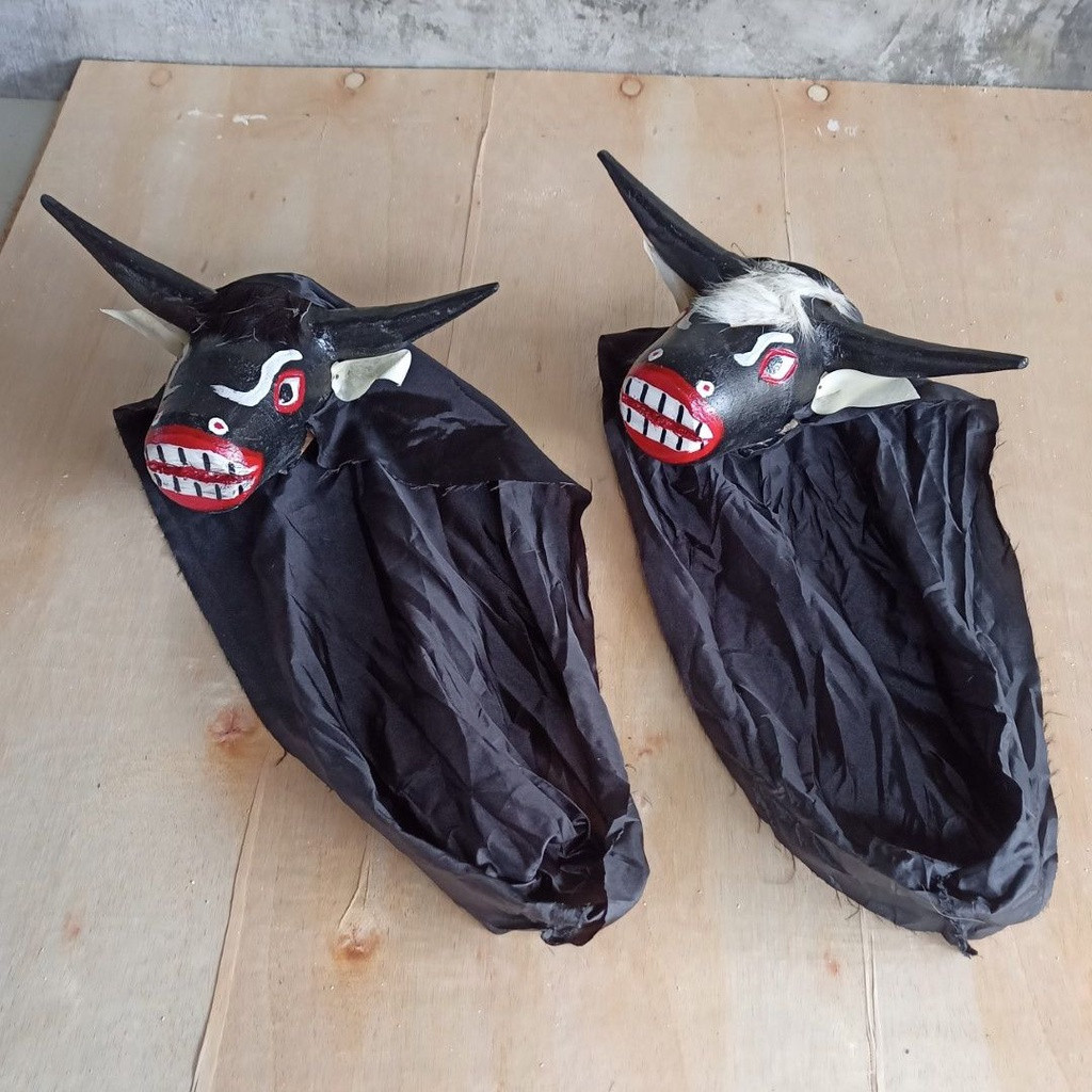 

TERLARISBantengan Kayu Besar - Banteng Bantengan kuda lumping anak-anak barongan anak - Banteng mainan anak kayu #n6