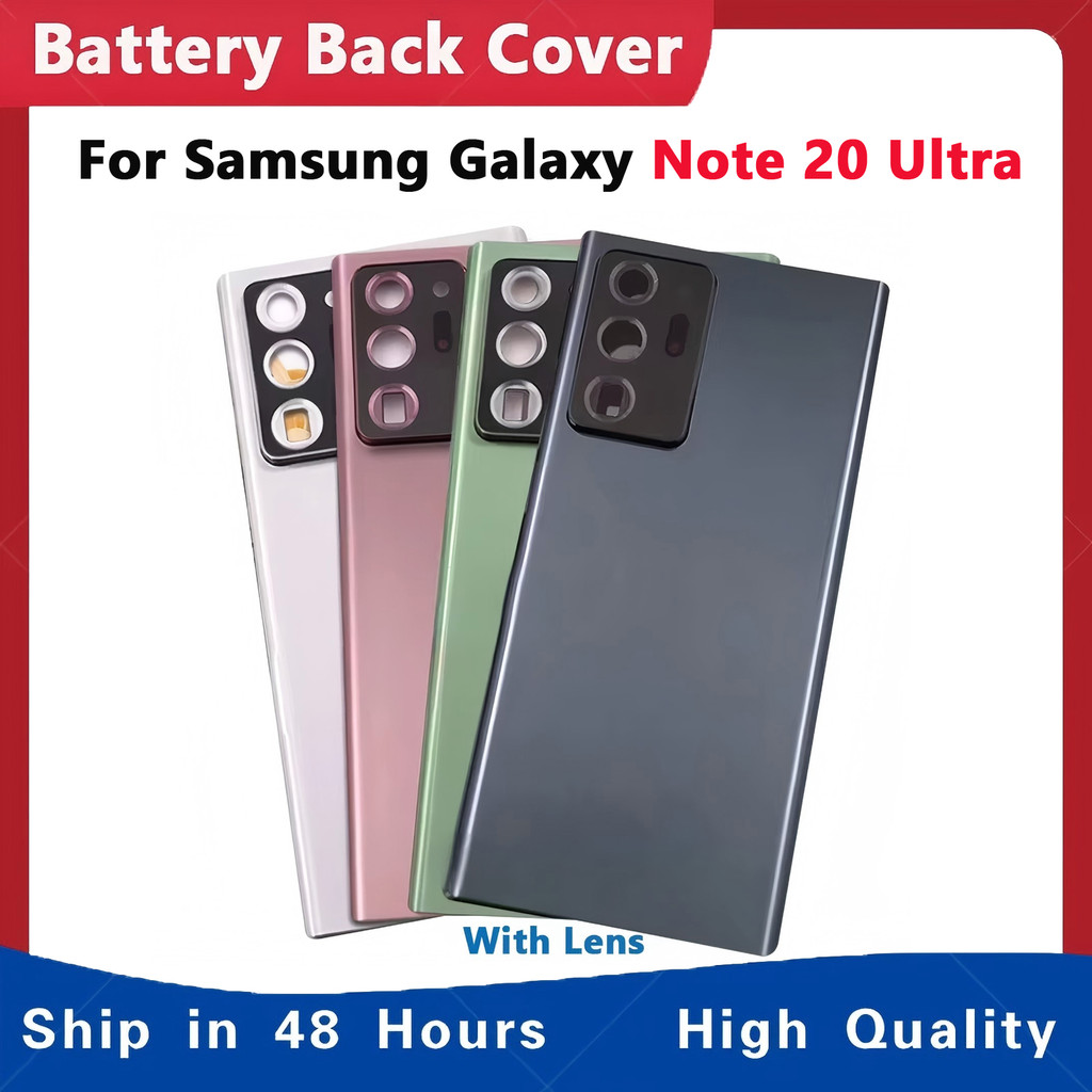New Phone Case For Samsung Galaxy Note 20 Ultra Battery Back Cover Panel Rear Door Housing Case Came