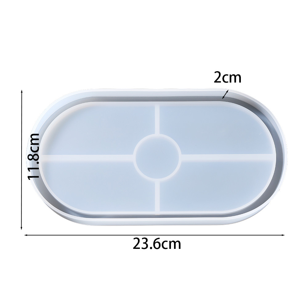 

1Pcs Oval Tray Silicone Mold Hexagon Coaster Epoxy Resin Mold for DIY Jewelry Plate Storage Holder Crafts Home Decoration