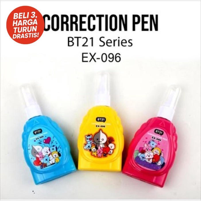 

12 PCS 1 LUSIN Stipo Cair Karakter Lucu BTS BT21 Tipe X