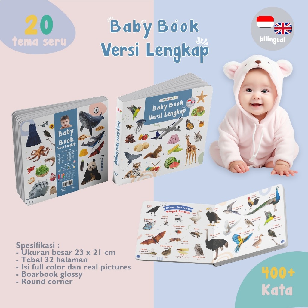 

BUKU ANAK 422 KATA PERTAMAKU Boardbook Lebih Dari 100 Kata My First Book Baby Bayi Superlengkap