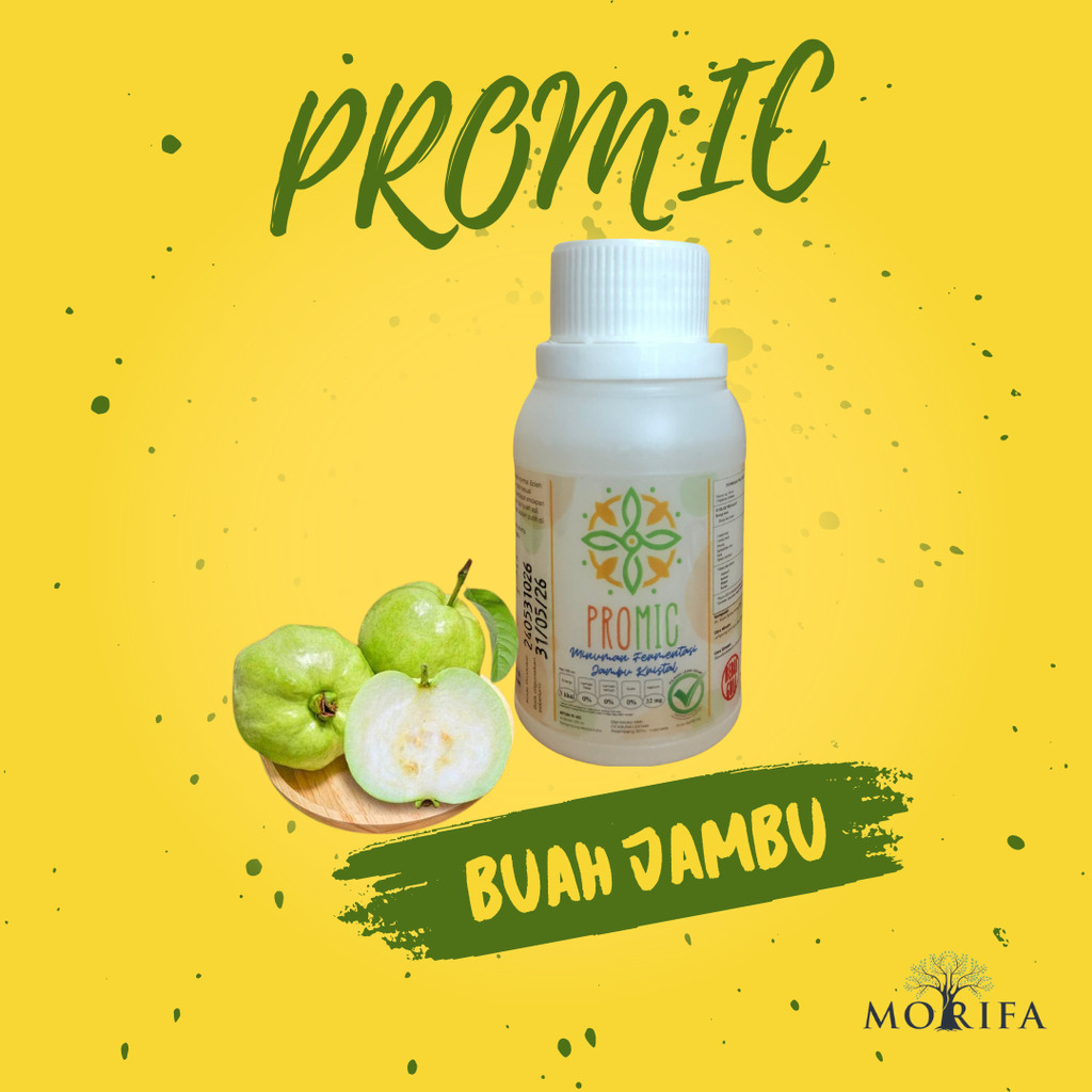Promic Jambu 100ml Minuman Fermentasi Alami Probiotik Bakteri Baik Biang Starter Atasi Gerd Maag