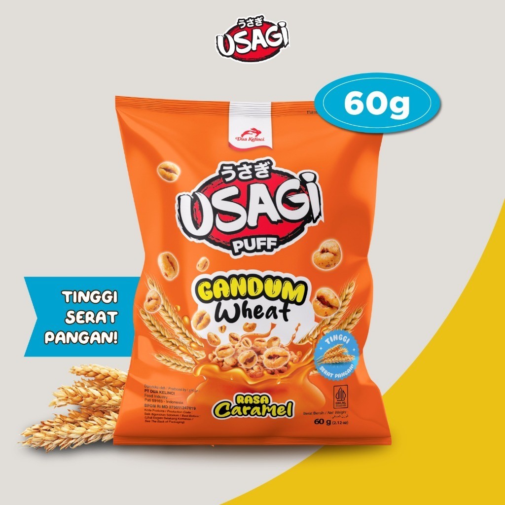 

USAGI Puff Caramel 60g (Bundling 3 pcs)