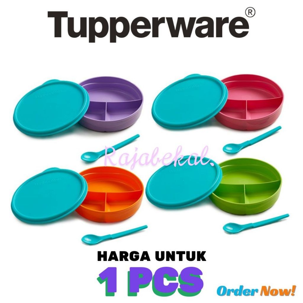 [BIG SALE] PROMO Tupperware  Kiddos Bowl tempat makan bulat bersekat