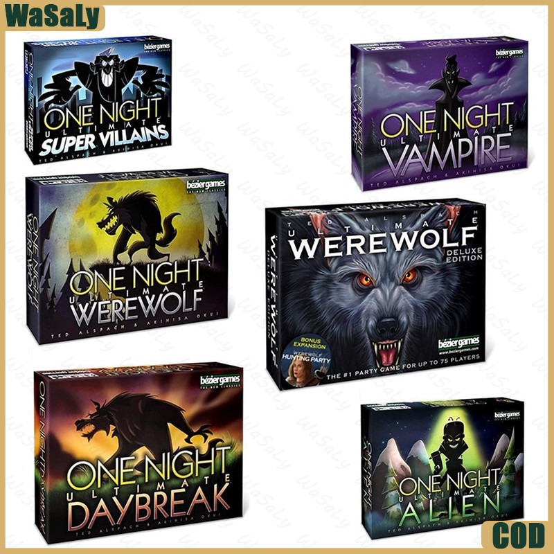Permainan Kartu Serigala Serigala Satu Malam Terakhir Ultimate Werewolf board game Mainan permainan 