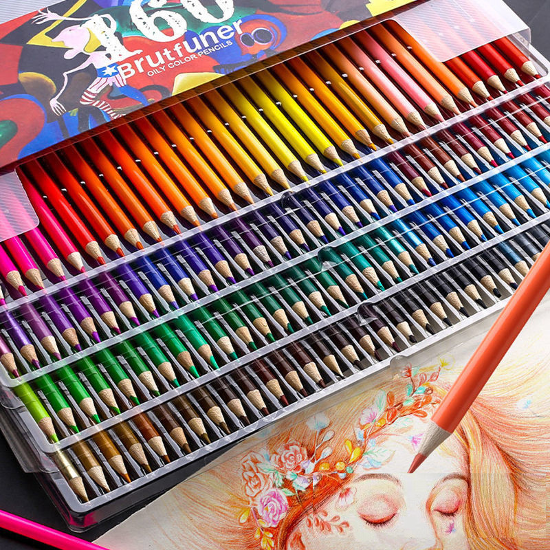 

Professional Colored Pencils Set Oil-based Water Color Colored Pencils,Student Artist Painting,Coloring Water Color Art Supplies