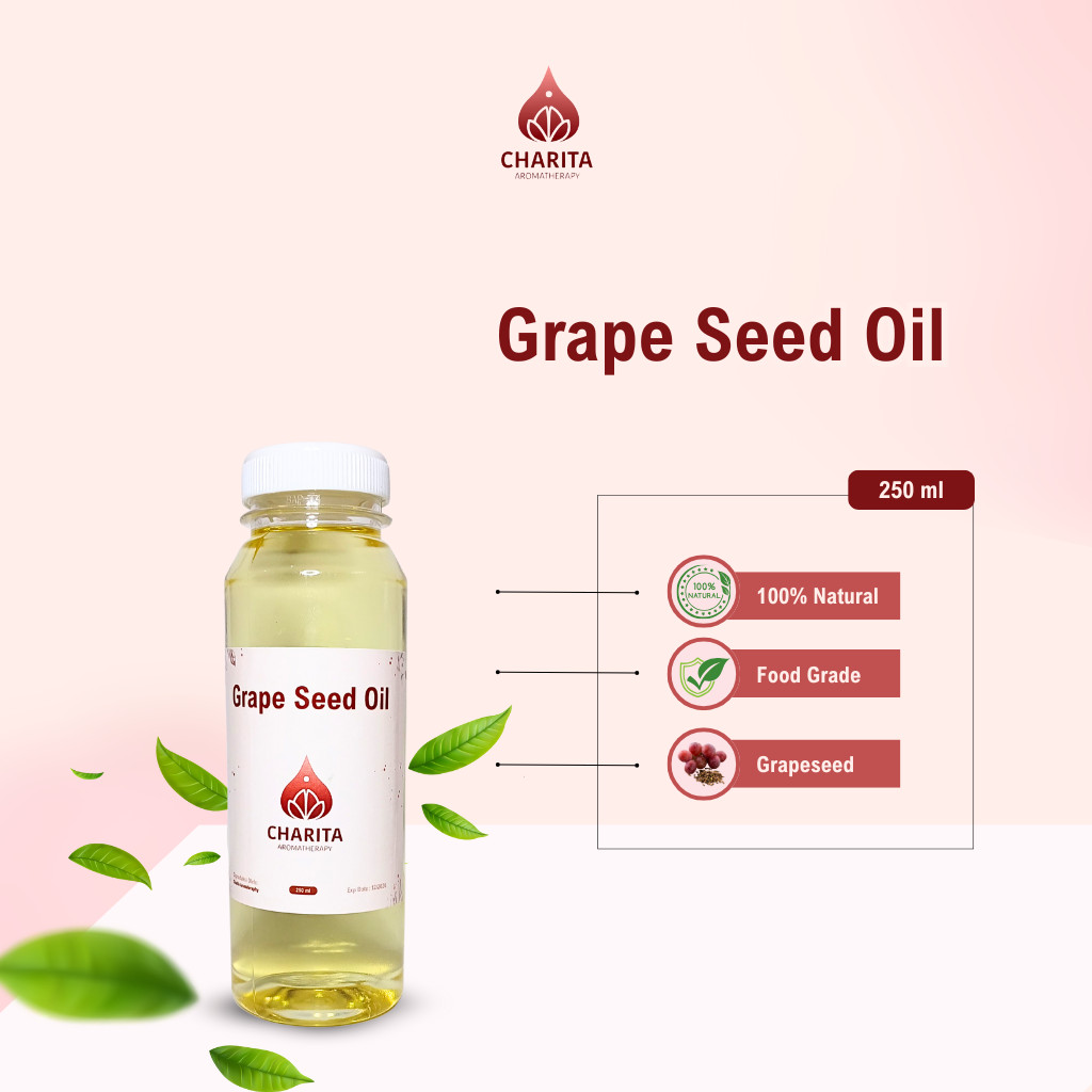 

Grapeseed Oil 250ml | Carrier Oil | Pengencer Essential Oil | Minyak Pijat | Massage Oil