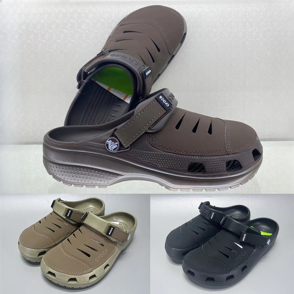 Sandal Cross  pria  Leather Sandal Kodok Pria Yukon Cross Sandal Slip On Pria