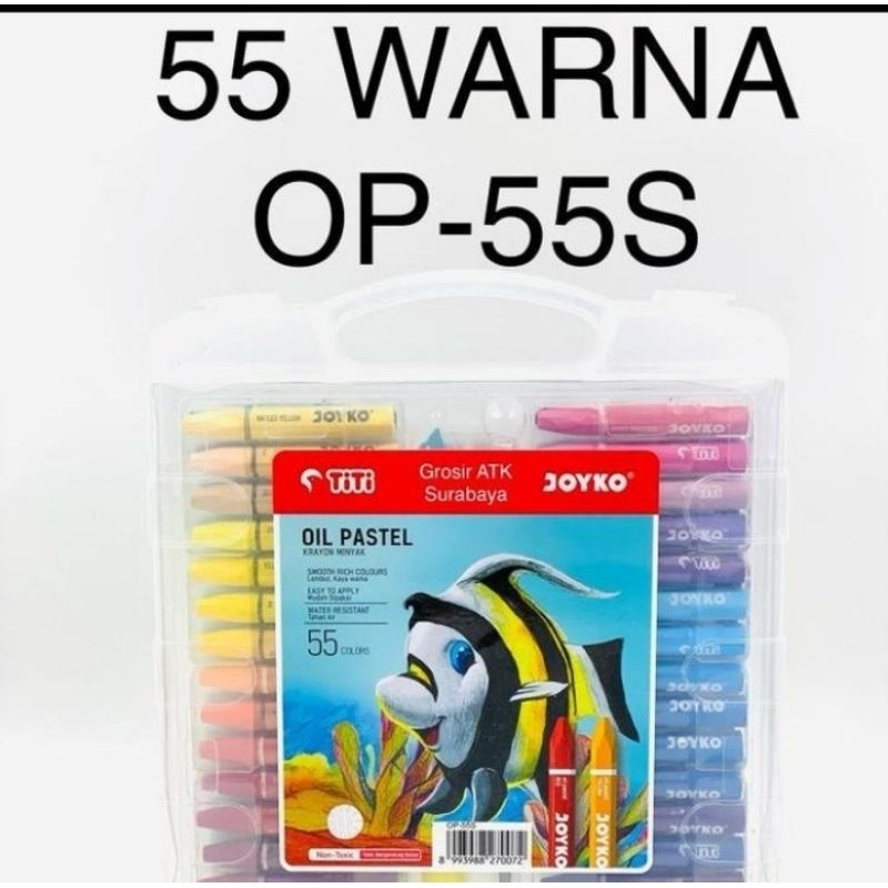 

joyko krayon isi 55 colors op-55s