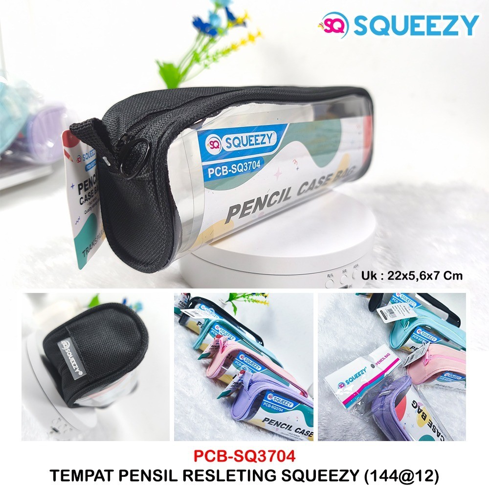 

[SDW] pekanbaru/Squeezy Pensil Case RES / Tempat Pensil / Tas Pensil Resleting