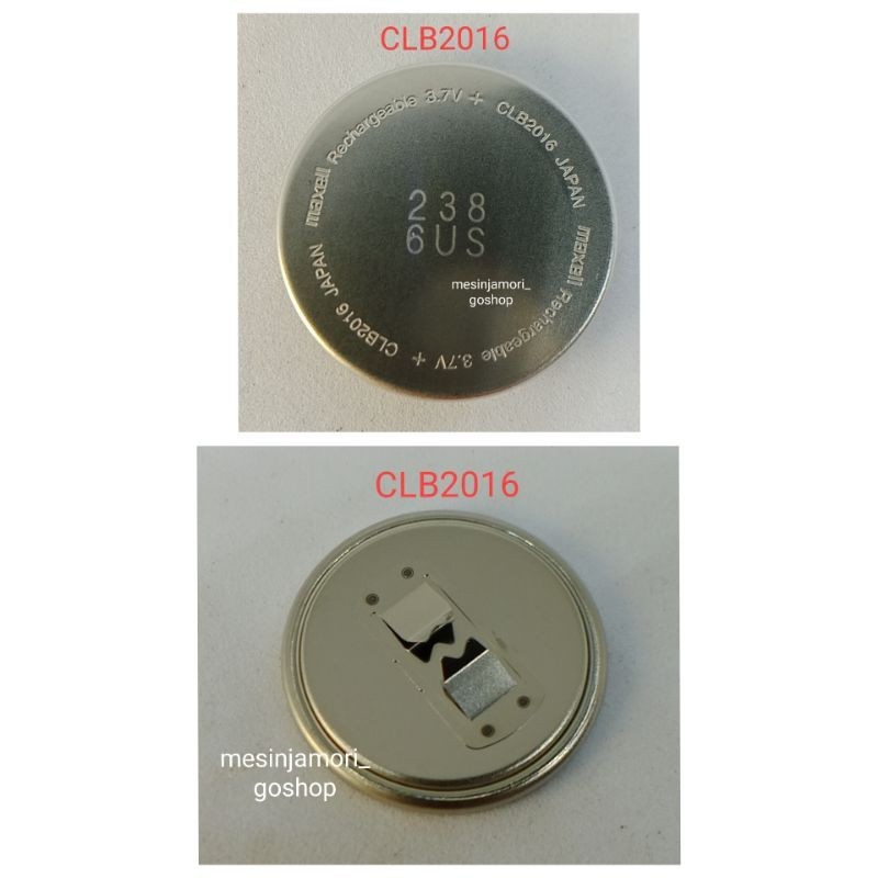 baterai CLB2016 capacitor CLB2016 Casio original