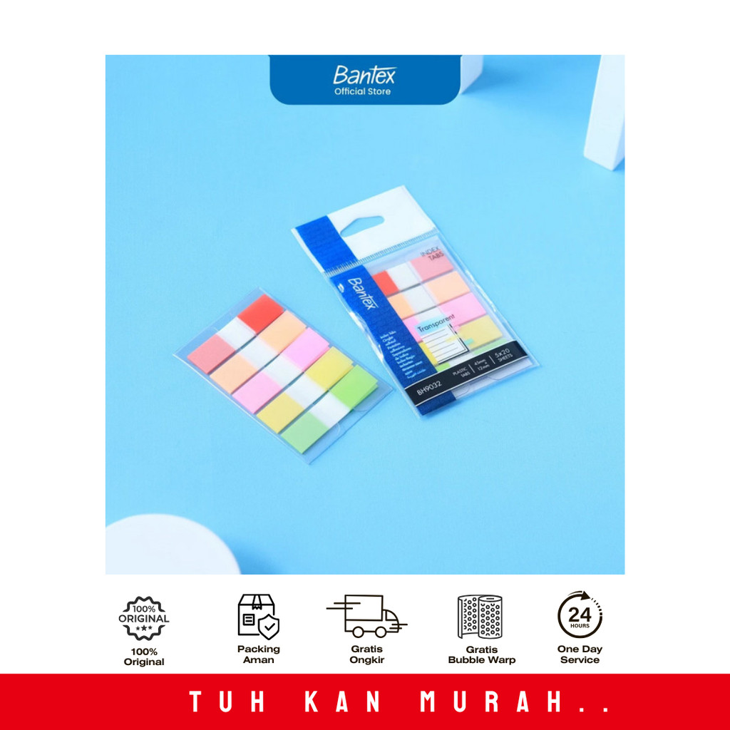

BANTEX INDEX TABS TYPE BH9033X MULTI COLOUR