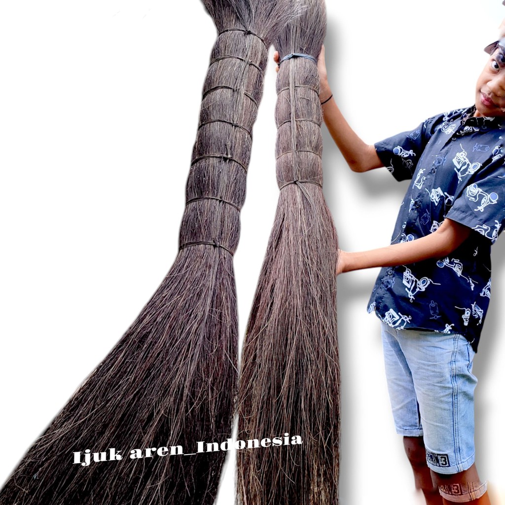 Ijuk original aren super panjang /serat ijuk cocok untuk kerajinan maupun kakaban/ijuk