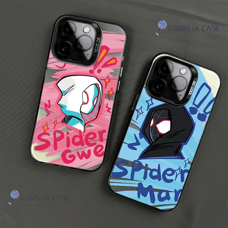 SID Spider-Man dari Marvel Manusia laba-laba Cute Lucu Phone Hardcase For IPhone 7 8 SE 2020 Xr Xs M