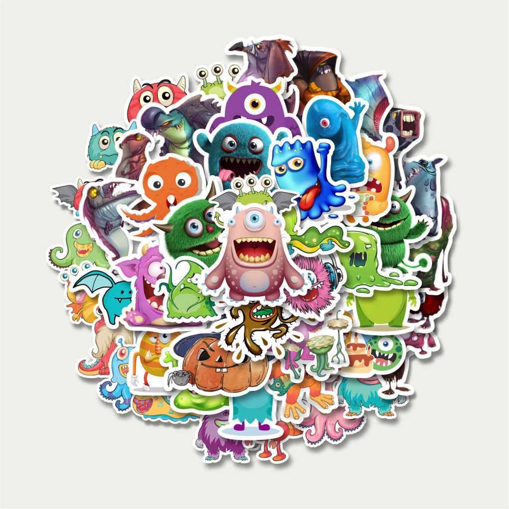 

Sticker Pack Stiker Monster Art Illustration Karakter Mix 8 | Sticker TUMBLR | Stiker LAPTOP KOPER HELM