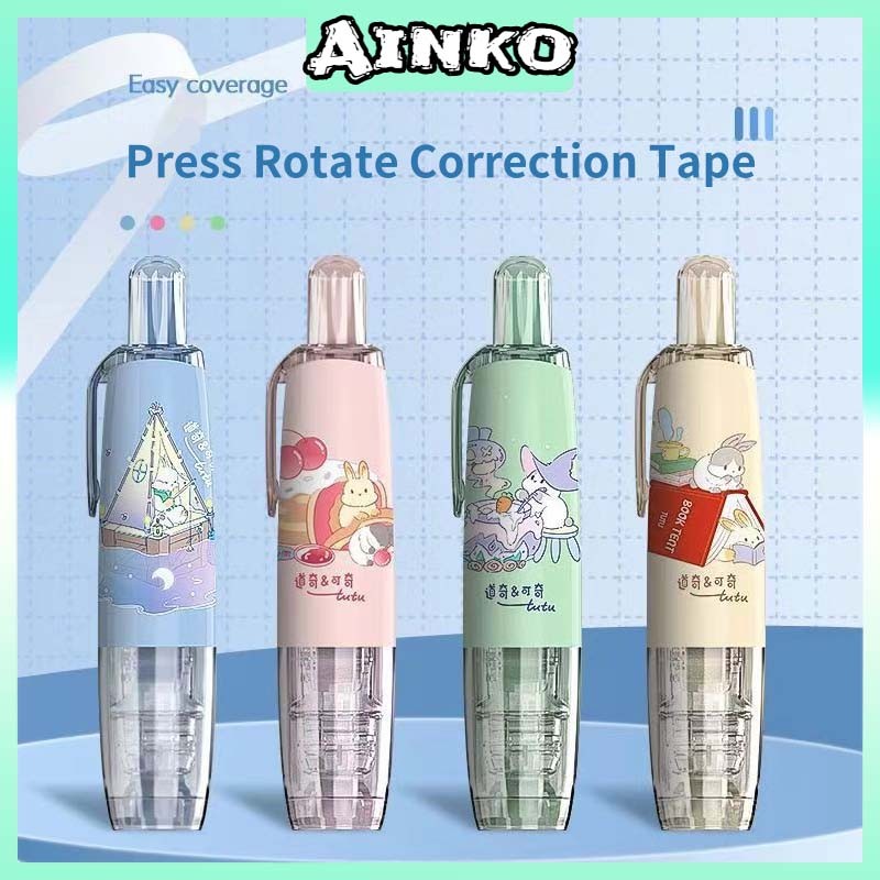 

Correction Tape Pita Kertas Gulung Kartun Lucu, Pita Pena Yang Dapat Ditarik Sepanjang 6 Meter,360 Derajat Dapat Diputar Lucu Dan Portabel, Cocok Untuk Kantor Sekolah