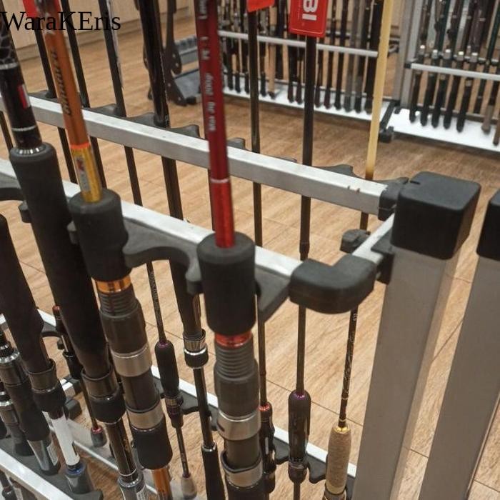 Rak Joran Pancing Aluminium Alloy Terbaru Terlaris Terbaik - 12 WR9