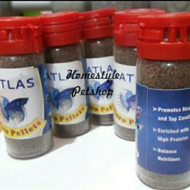 Micro pellet untuk pakan cupang guppy molly dan ikan kecil lainnya