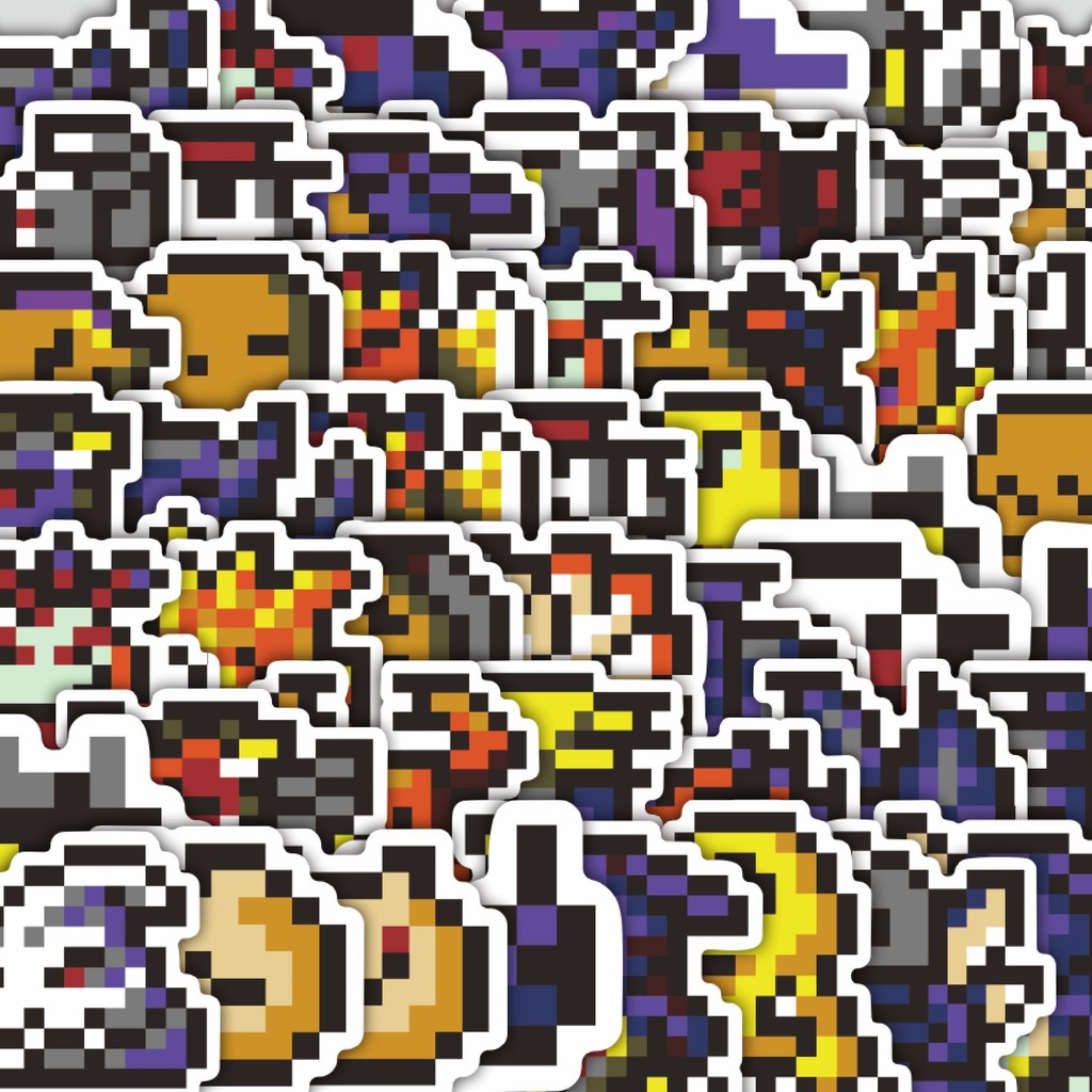 

Stiker Cutting Pack Stiker Pixel Digimon V2 Isi 100Pcs Series Aesthetic Lucu Keren Untuk Koper Bahan Vynil