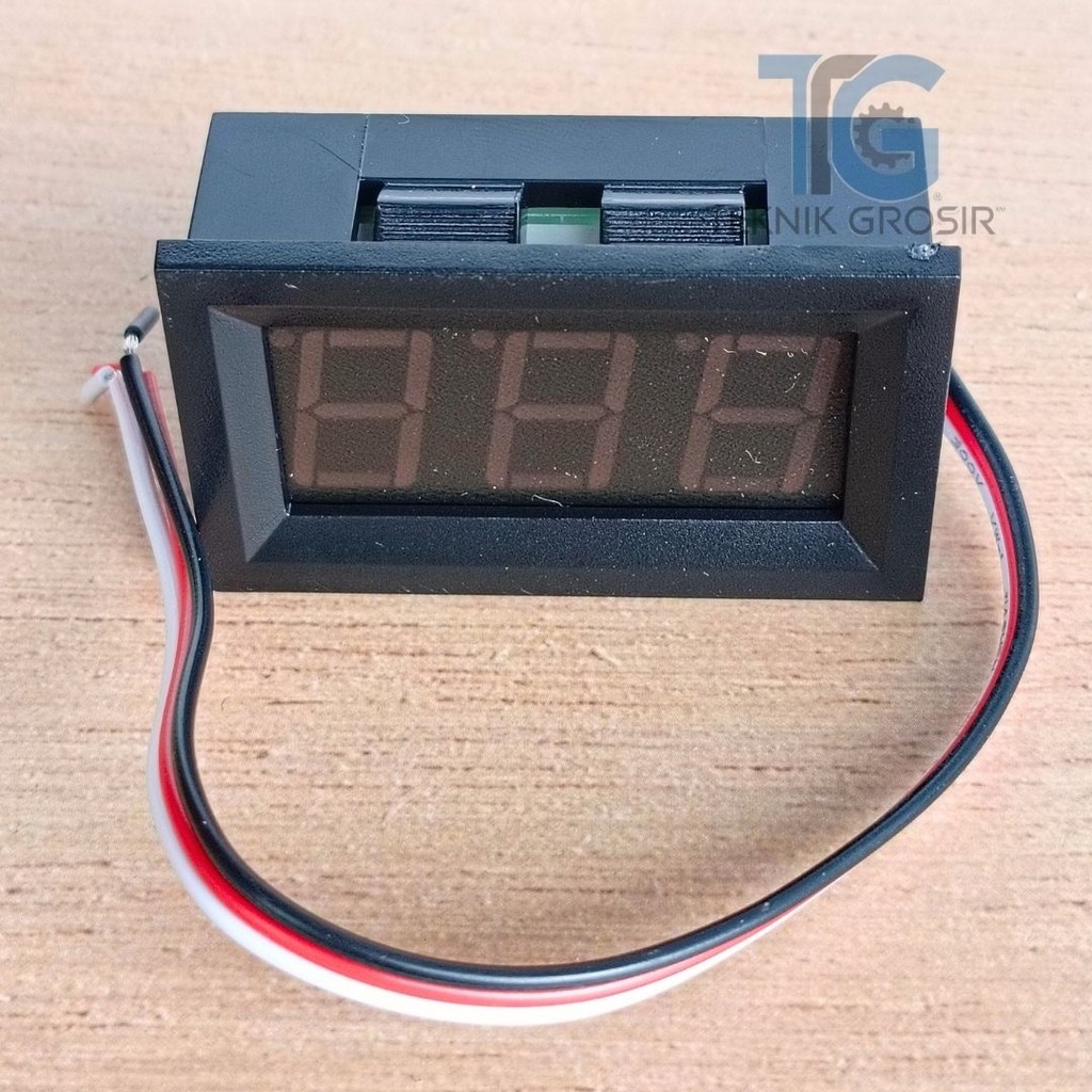 Voltmeter DC Digital 0–100V | Display LED 0.56 Inch