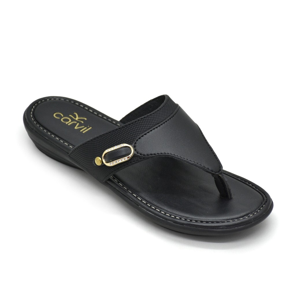 DESY.RATNA Carvil Sandal Flat Wanita Maureen - 01 L