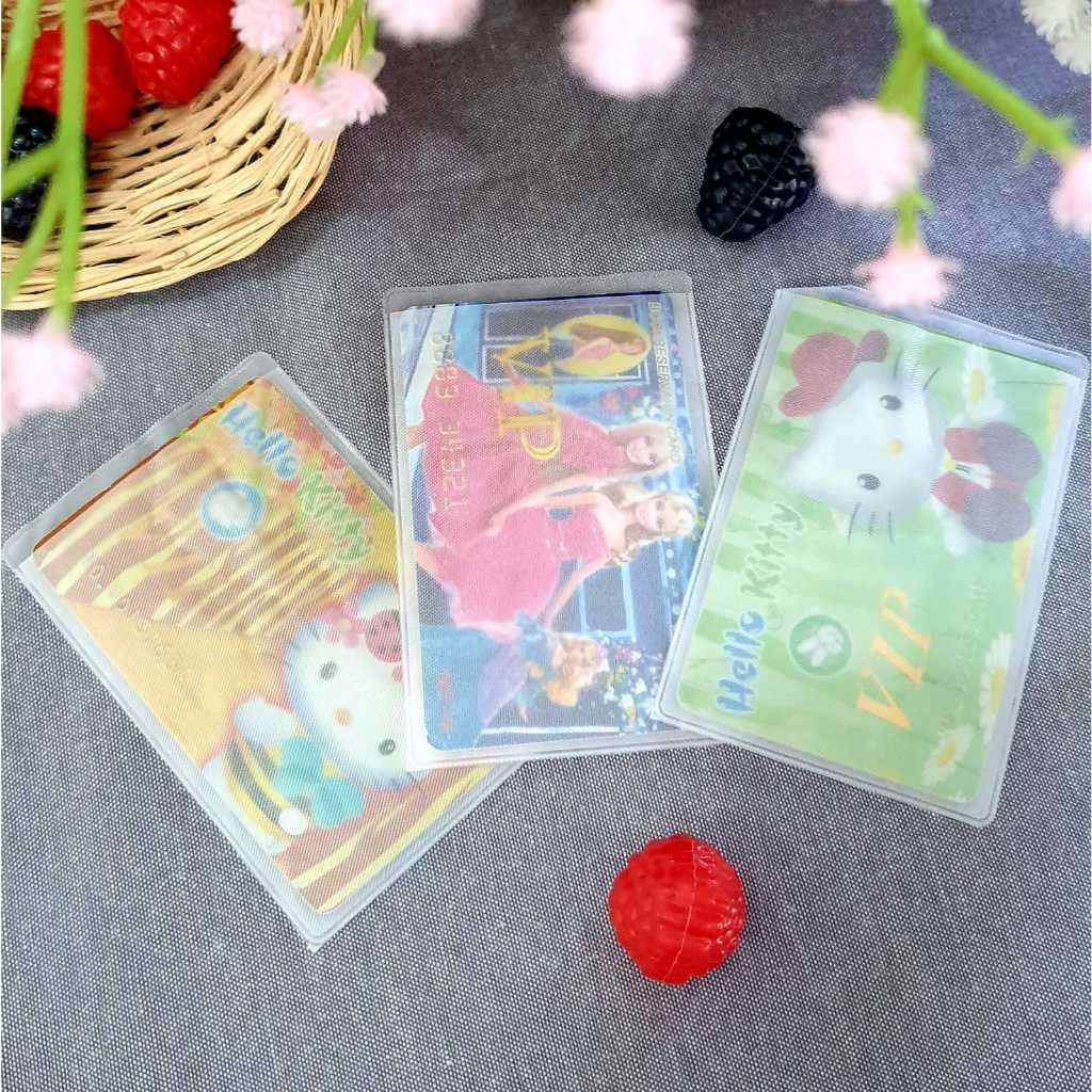 

BPP GNR Plastik Cover Pelindung Kartu ATM SIM KTP Kartu Nama pembungkus KTP
