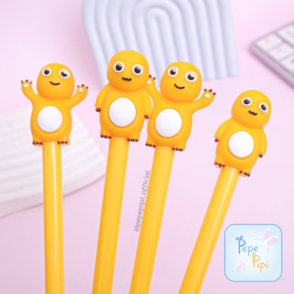 

Pena Gel Nailong Bolpen Bolpoin Pulpen Gel Karakter Dino Kuning