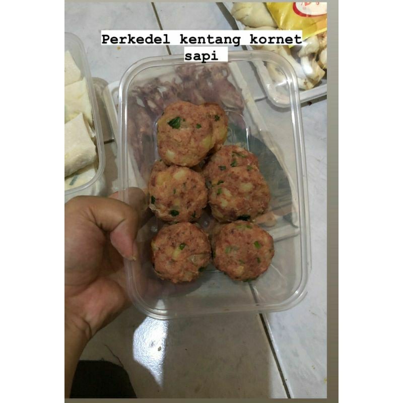 

Perkedel Kornet Sapi