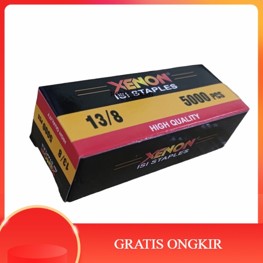 

【HOME_M1】HOT SALE!! XENON Isi Stepler Tembak Steples Gun Tecker 13/8 Mata Stapler