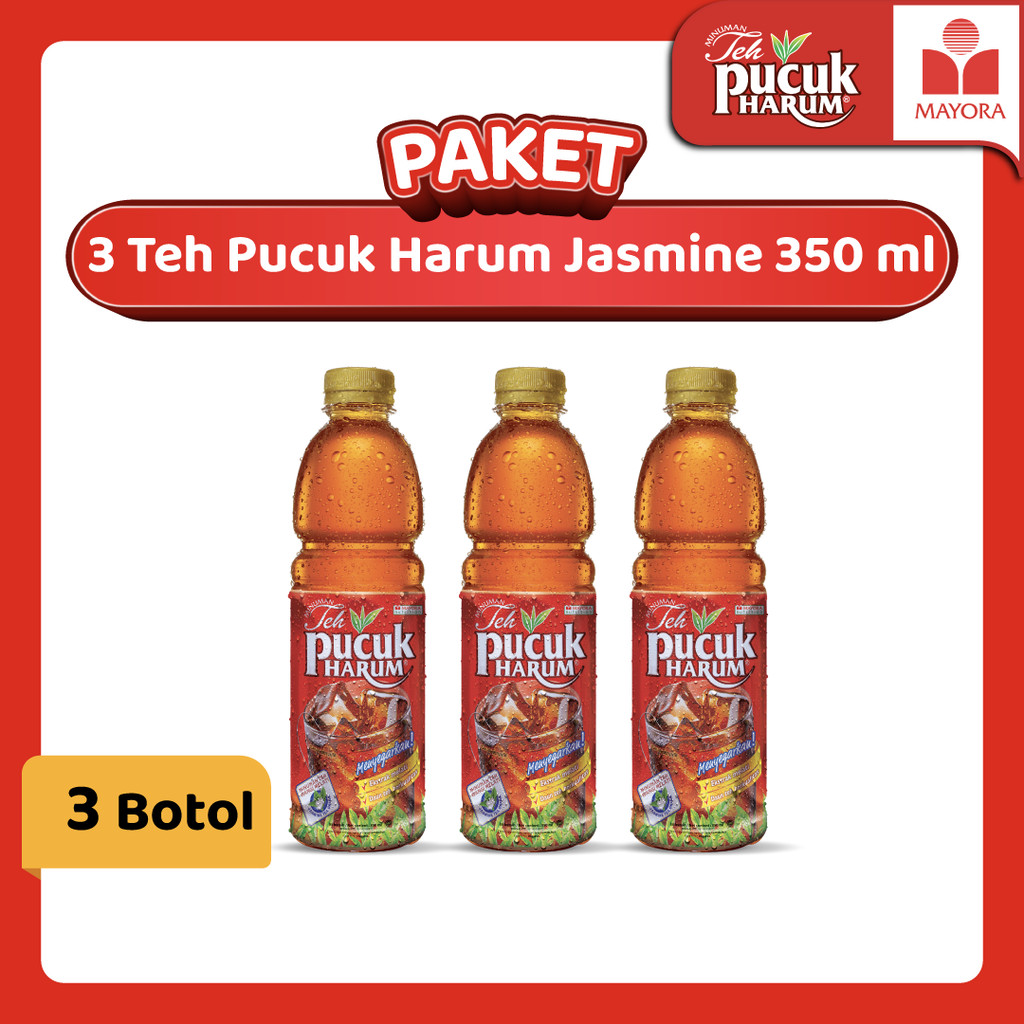 

Paket 3 Teh Pucuk Harum Jasmine MT 350 ml