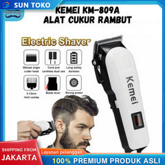 Original KEMEI 809A Alat Cukur Rambut Kemei KM 809A Mesin Cukur Cordless HAIR CLIPPER TRIMMER