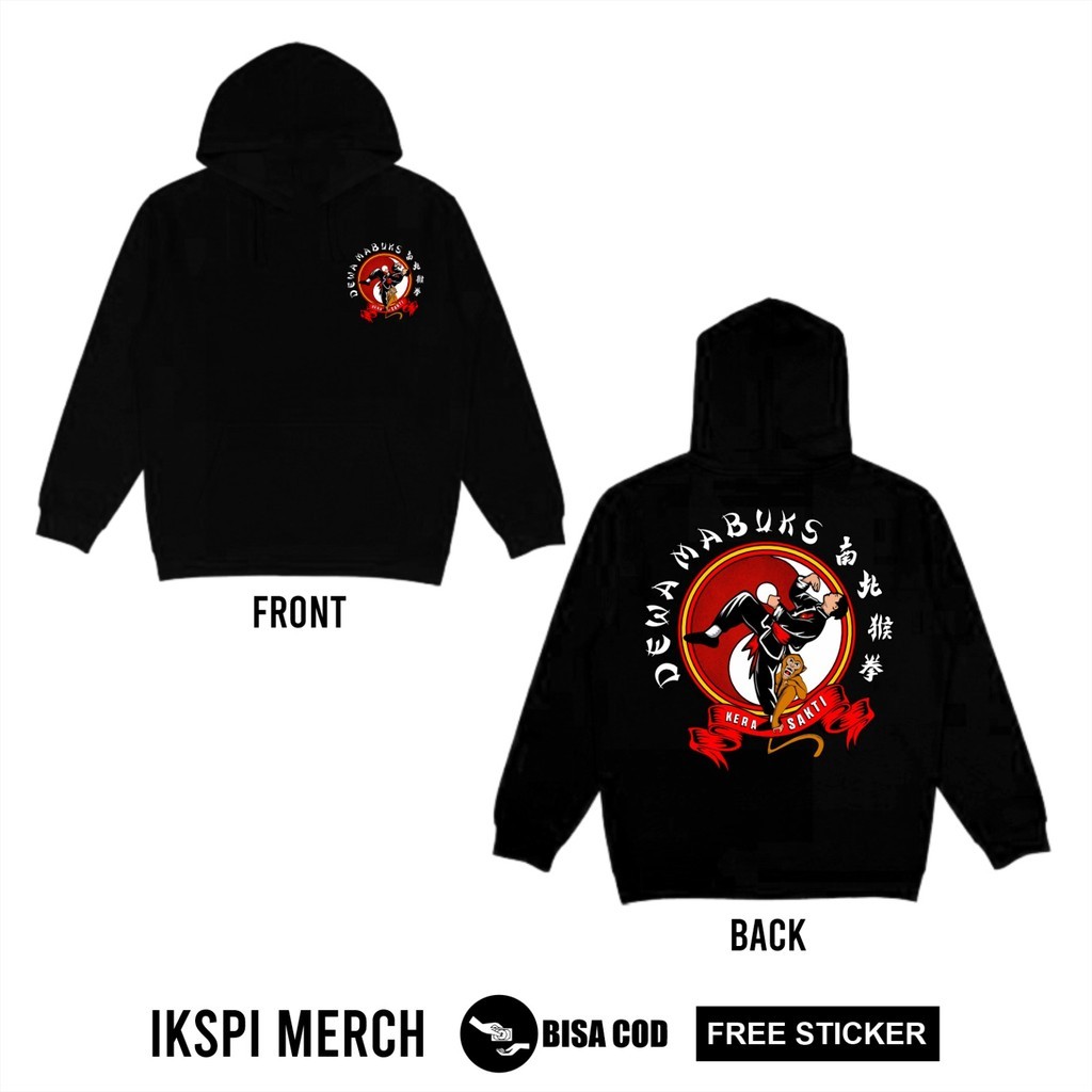 HOODIE IKSPI KERA SAKTI DEWA MABUKS JAKET IKSPI TERBARU - JAKET KERA SAKTI - JAKET HOODIE IKSPI SIMP