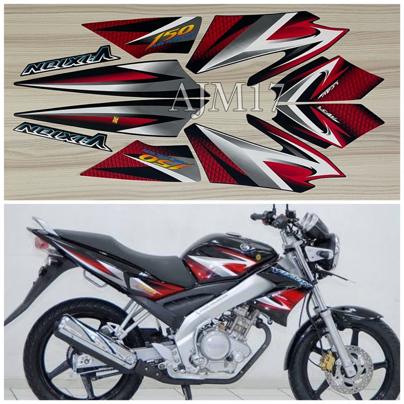

STIKER STRIPING MOTOR VIXION 2007 HITAM