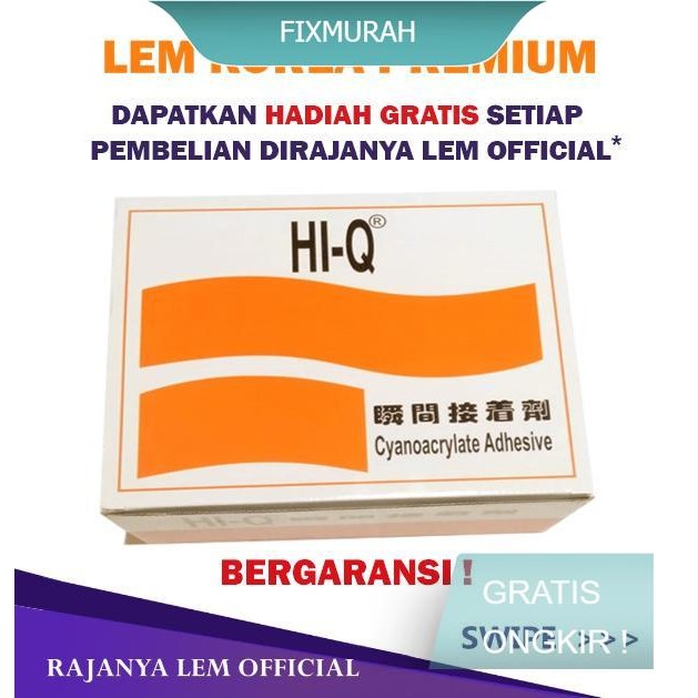 Lem korea premium HI-Q / Lem tetes korea hi q / lem setan HI-Q lemajaib