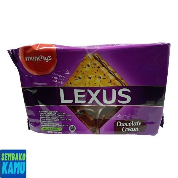 

Lexus Chocolate Crackers 190 gr - Biskuit