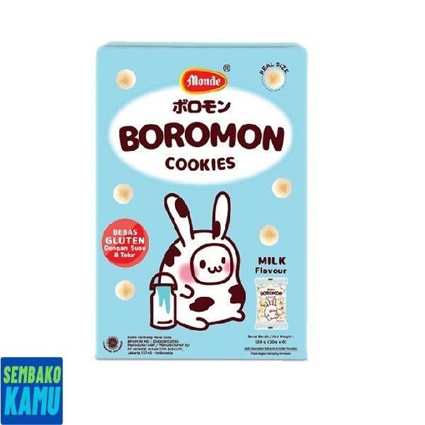 

Monde Boromon Cookies Milk 120 gr - Biskuit