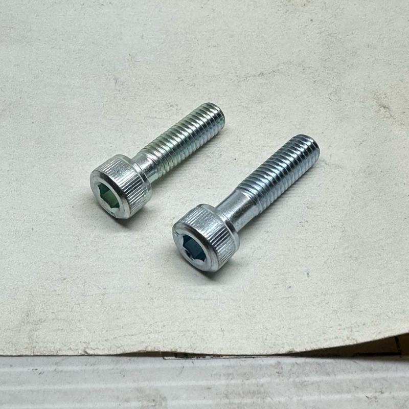 BOLT SOCKET M8X32 M8X28 BAUD 12 L PANJANG 2,8cm 3,2cm ORIGINAL AHM BAUT STANG STEP POREK DLL Sentral