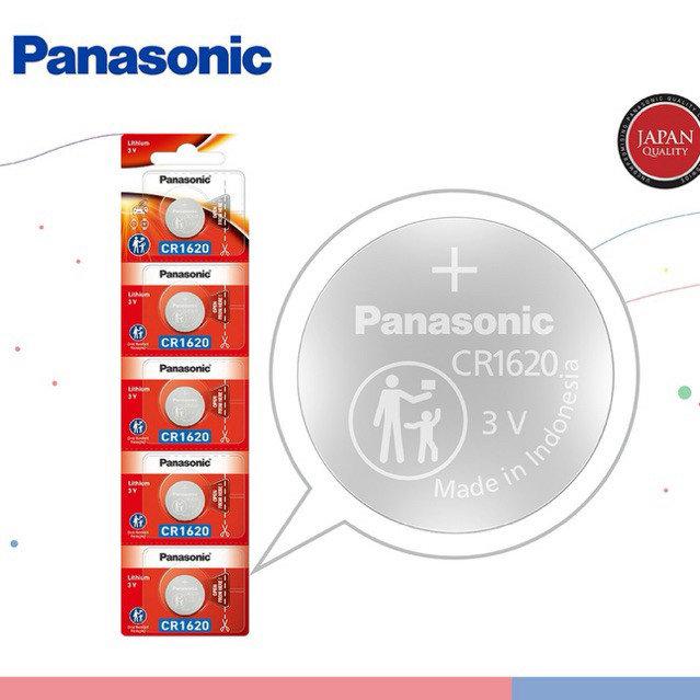 GROSIR ✅ ( 1620 Panasonic ) Baterai Jam Tangan Panasonic CR1620 1620 CR1620 BATERAI JAM TANGAN Mewah