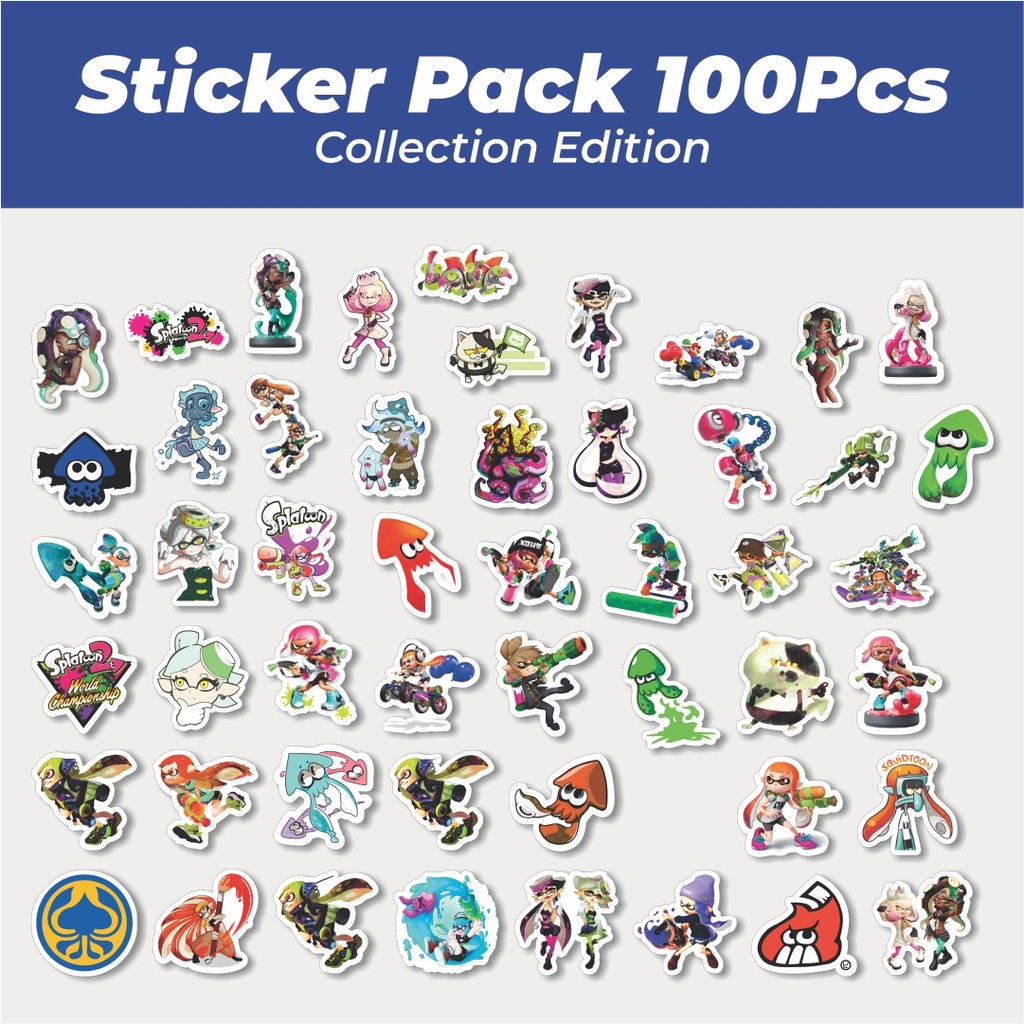 

Hot Stiker Game Series Splatoon Karakter Mix 2 Lucu Anti Air Stikers Berperekat Waterproof Sticker Decal Buat Motor Helm Buku Journal Koper Casing HP Laptop Botol Minum