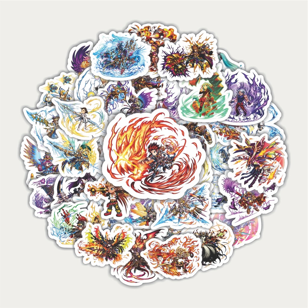 

Sticker Pack Stiker Game Series Brave Frontier Karakter Mix 2 | Sticker TUMBLR | Stiker LAPTOP KOPER HELM